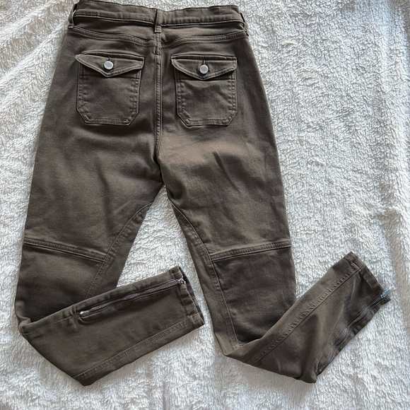 Banana Republic Mid Rise Skinny Brown Pants Size 26 - Picture 6 of 6